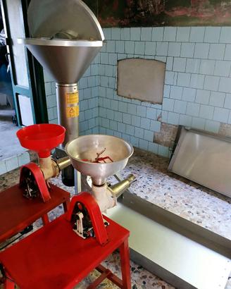 Attrezzatura per fare la salsa di pomodoro