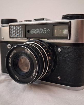 Fotocamera Vintage FED 5c + Obiettivo Industar 61 
