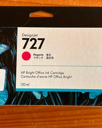 Cartuccia di Inchiostro HP 727 (130ml) Magenta
