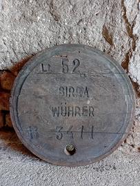 BIRRA WUHRER BRESCIA ANNI 30 insegna targa tabella