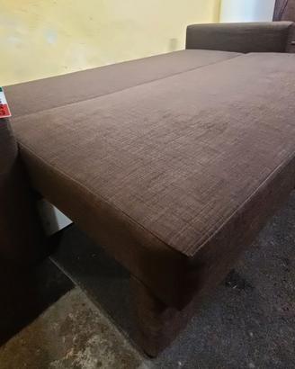 DIVANO LETTO ESTRAIBILE CON CONTENITORE SOTTOCOSTO