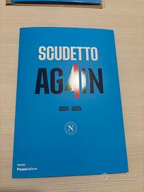 Folder poste Calcio Napoli 4 scudetto