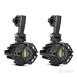 2x Fendinebbia moto LED e griglia protezione S22X