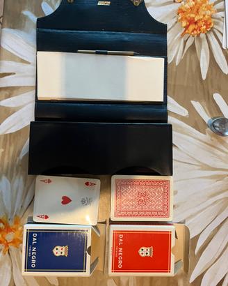 Carte da scala 40 nuove con custodia e selex