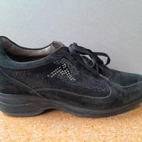 Sneakers donna Andrea Morelli scamosciato nero 38