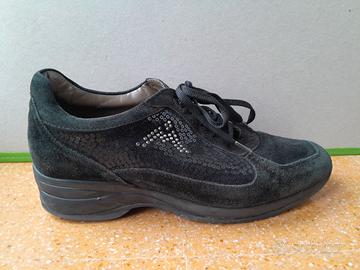 Sneakers donna Andrea Morelli scamosciato nero 38