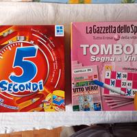Gioco della Tombola e "5 secondi"
