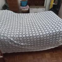 Copriletto vintage in pizzo all’uncinetto – bianco