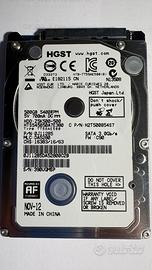 Hard disk HGST 500GB 2,5” SATA testato funzionante