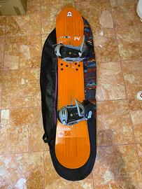 Tavola Burton Flying V + Attacchi Cartel + Sacca