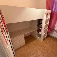 Letto a soppalco ikea, cameretta, camera a ponte