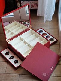 Cartier cofanetto porta occhiali con lenti