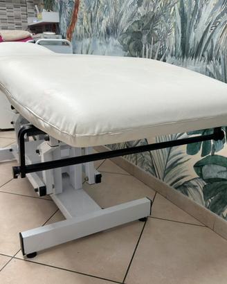 Lettino estetico con sollevamento idraulico