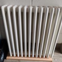 Radiatore + scaldasalviet tubolare acciaio bianco 