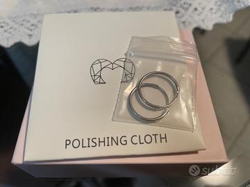 Orecchini a cerchio argento