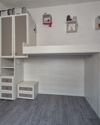 Cameretta Gemma ponte soppalco Conforama