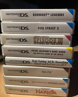Lotto 8 giochi Nintendo DS + 2 Advance