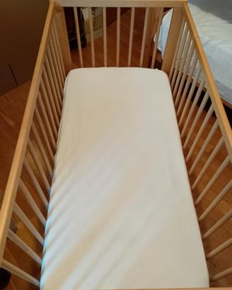 Lettino Ikea con sponde+ materassi