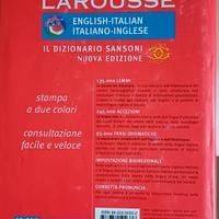 Grande dizionario Inglese  + italiano Spagnolo 