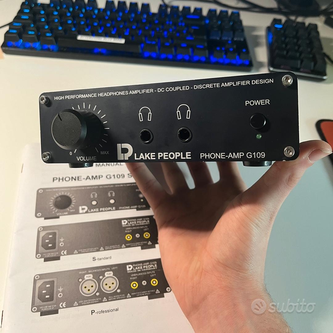 Lake People G109P amplificatore cuffie (Violetric) - Audio/Video In ...