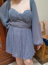 vestito Asos  in poliestere e cotone 