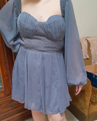 vestito Asos  in poliestere e cotone 