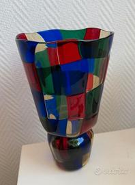 Venini murano vaso Pezzato