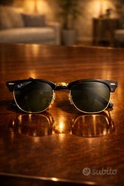 Ray-Ban Clubmaster RB3016 Originali Tortoise Nuov