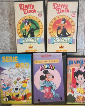 Videocassette Vhs Cartoni Animati Disney N°5