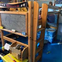 Letto singolo elevato Flexa