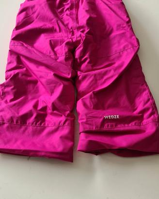 salopette neve bambina