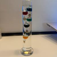 Termometro in vetro analogico Galileo Galilei