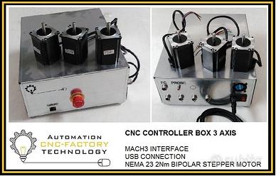 Box Controller cnc 3 assi interfaccia USB MACH3