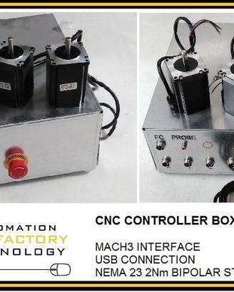 Box Controller cnc 3 assi interfaccia USB MACH3