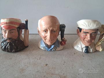 Blocco 3 Toby Mugs Royal Doulton  