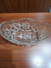 centro tavolo in cristallo 