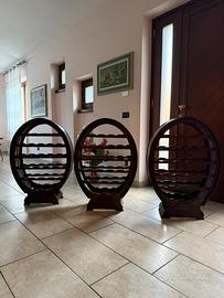 Caninetta barile porta vino legno cantina