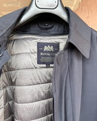 Trench blu scuro Tg M uomo