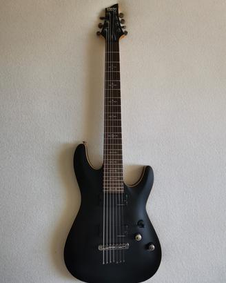 Schecter Demon-7 satin black + custodia