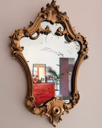Specchio antico stile Rococó italiano