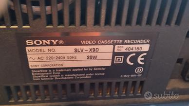 VHS Sony alta gamma completo di telecomando 