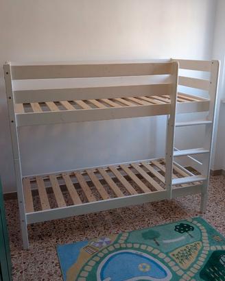Letto a castello Hoppekids 160x70 + 2 materassi