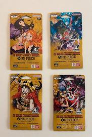 4 Blister Pack One Piece Card Game OP-17 
