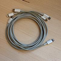 3 Cavi originali Apple iPhone Usb-c lightning