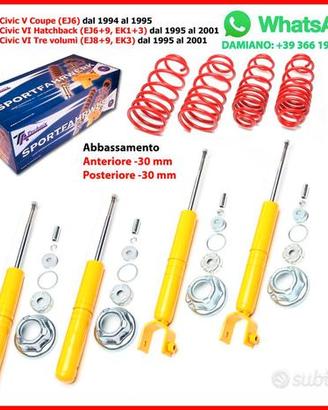 ASSETTO SPORTIVO Honda Civic VI EJ6+9, 8+9 EK1+3