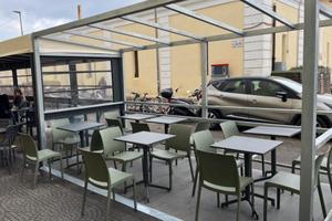 Veranda in ferro zincato
