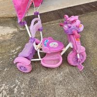Triciclo bambini con maniglia