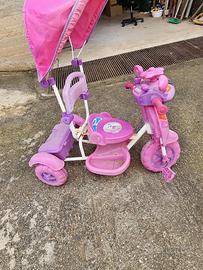 Triciclo bambini con maniglia