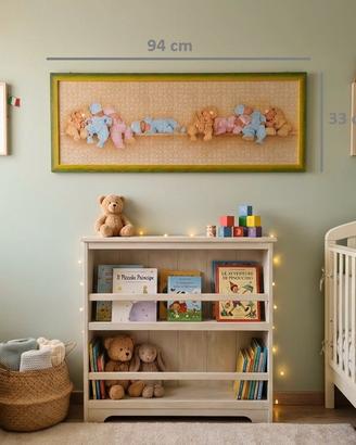 Quadro Anne Geddes cameretta bimbi 100x38 1000pz