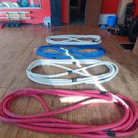 4 Corde ring boxe professionali 5×5 m – monocolore